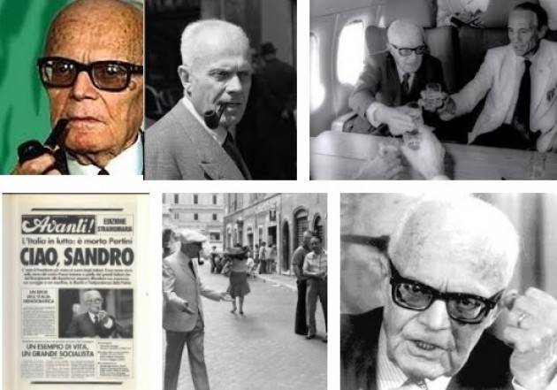 Sandro Pertini Anniversario  della sua scomparsa : 24  febbraio 1990