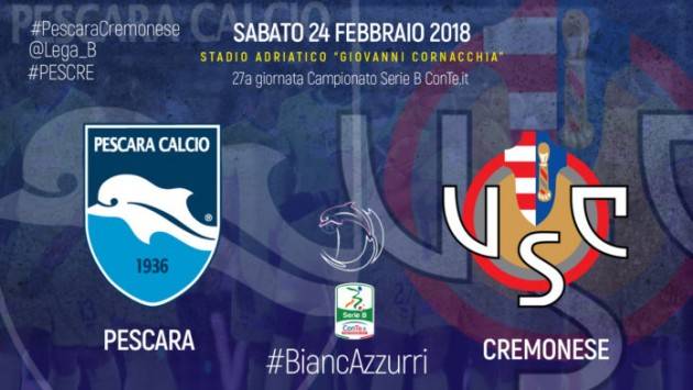 Pescara-Cremonese (0-0) Due volte il pareggio è troppo di Giorgio Barbieri
