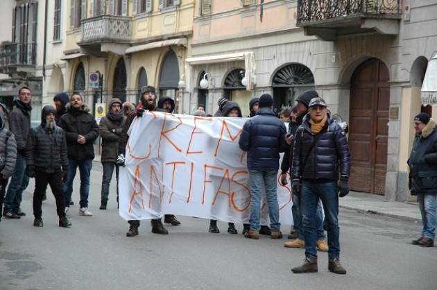 L’ECO CASA POUND  A CREMONA  CRONACA DI UN INCRUENTO POMERIGGIO SIBERIANO