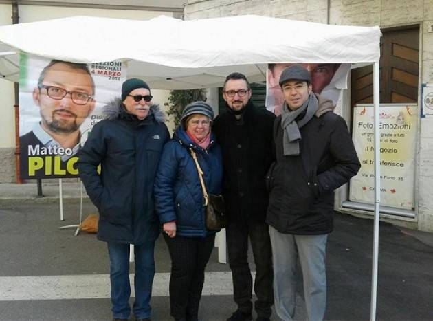 Matteo Piloni (Pd) Pochi giorni al voto. Visita a Bagnolo Cremasco  e Cremona