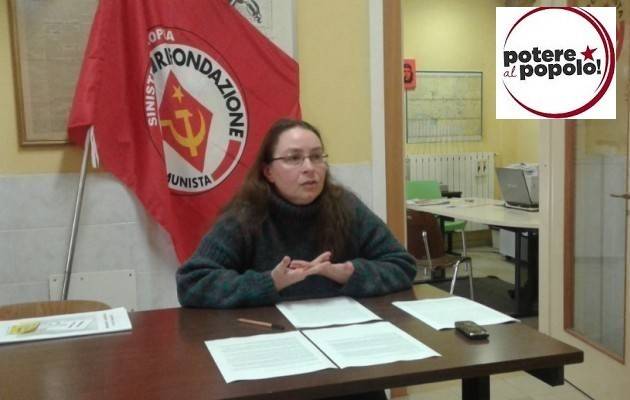 Francesca Berardi (Potere al Popolo) non partecipa alla trasmissione ‘La piazza’ per la presenza di Casapound