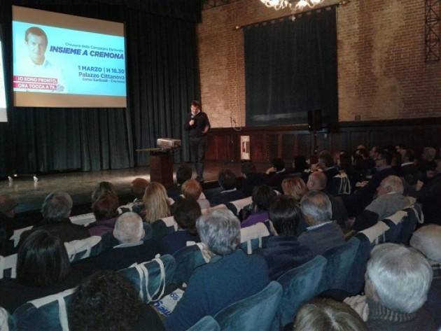 Giorgio Gori (Pd-centro sinistra ) candidato Governatore Lombardia, ‘scalda’  il Cittanova