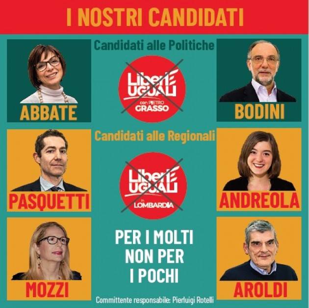 Cremona L'impegno dei candidati di Liberi Uguali del nostro territorio.il nostro Manifesto