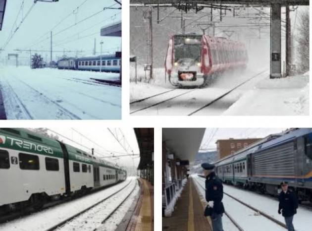 Il motore dell’Europa, la Lombardia, non più sospendere i treni quando nevica di Barbara Meggetto
