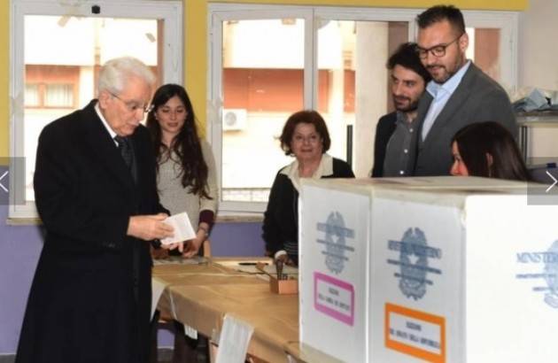 Ore 19 Elezioni 4 marzo 2018  L'affluenza nella provincia di Cremona  si attesta al 66,16% . In Italia al 58,4%