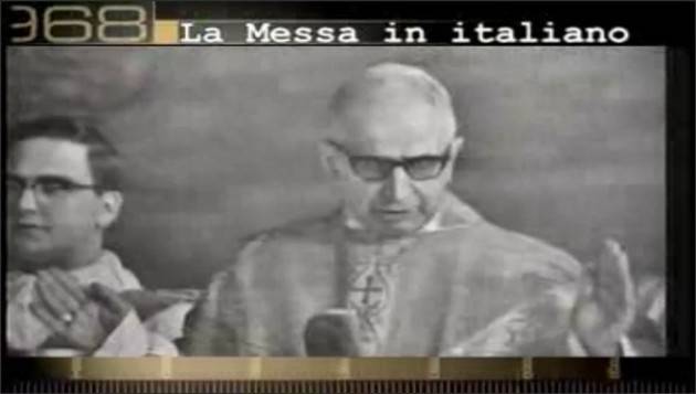 AccaddeOggi 7 marzo 1965 Viene autorizzato  l’uso della lingua italiana nella messa