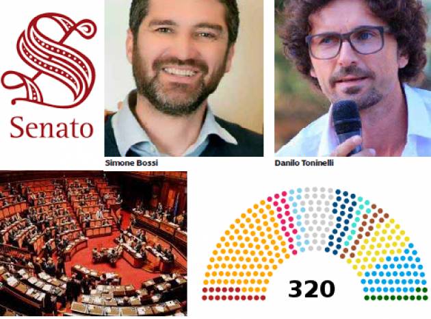 I parlamentari cremonese eletti in Senato sono:  Simone Bossi (Lega ) e Danilo Toninelli (M5S)