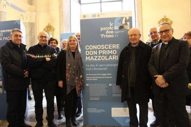 Cremona Aperta  fino al 27 maggio a Palazzo Comunale la Mostra dedicata a Don Primo Mazzolari