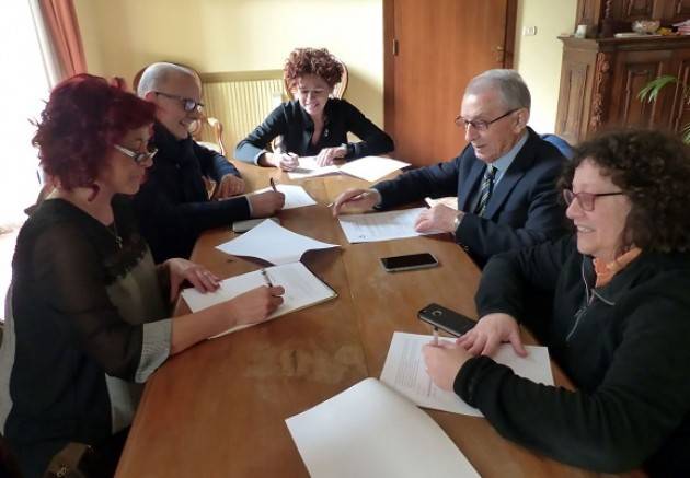 Crema Firmato  Protocollo sulle relazioni fra Comune e  CGIL, CISL, UIL Confederali e di Categoria dei pensionati.