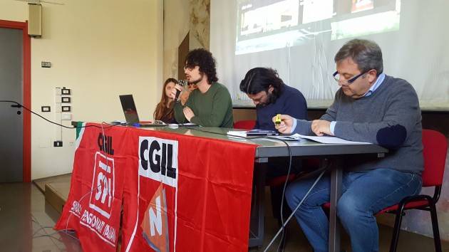 Lo Spi-Cgil ha celebrato a Crema le vittime innocenti di mafia con gli studenti del Pacioli