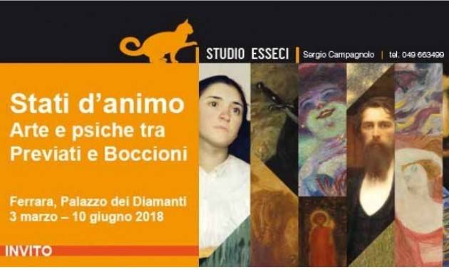 Il 5 aprile fa tappa a Milano il tour di presentazione della mostra Stati d'animo.