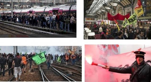 Esteri Francia bloccata dallo sciopero dei ferrovieri