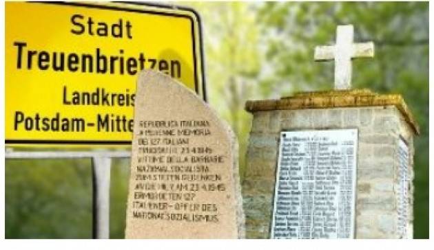 AISE BERLINO: IL 22 APRILE CERIMONIA DI COMMEMORAZIONE DELL’ECCIDIO DI TREUENBRIETZEN