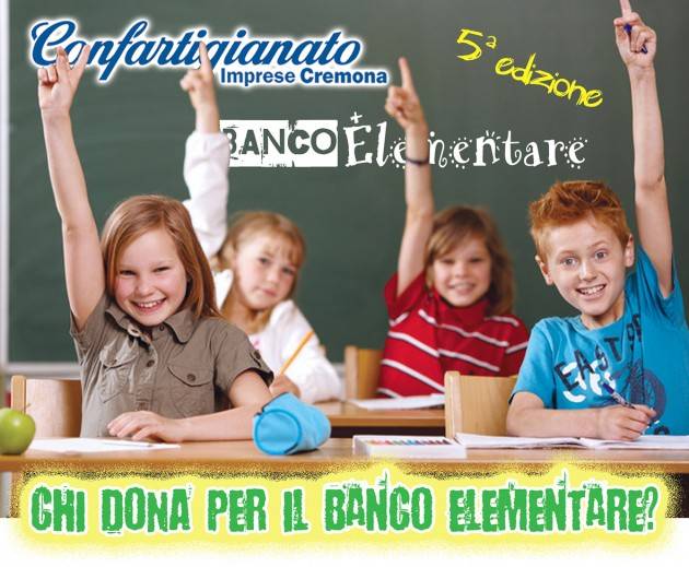 Cremona Po Torna il Banco Elementare: raccolta di materiale didattico   SABATO 14 APRILE               