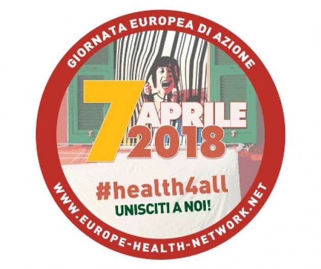 Milano 7 aprile: Giornata europea di azione ‘Tutti per la salute’