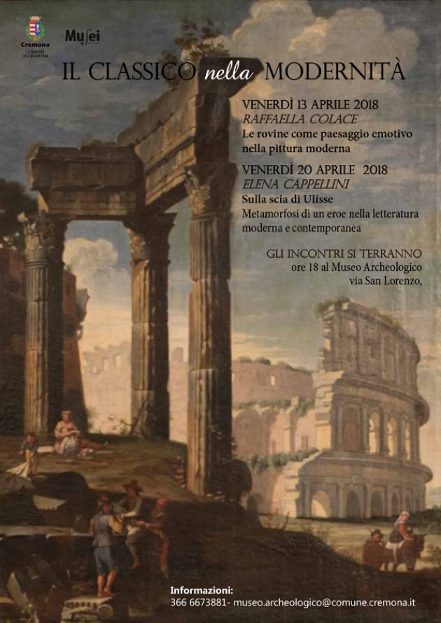 Il Classico nella Modernità: due incontri al Museo Archeologico