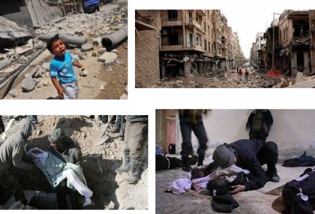 Siria ‘FERMATEVI’ UNA LETTERA APERTA  Organizziamo ‘piazze della pace’ di franco Bordo