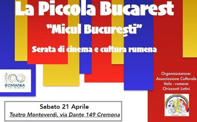 Cinema Chaplin di Cremona   serata cinematografica in favore dell’integrazione  sabato  21 aprile
