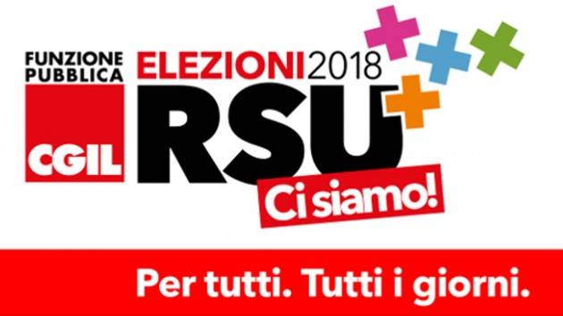 Elezioni Rsu Lavoro pubblico, Cgil primo sindacato