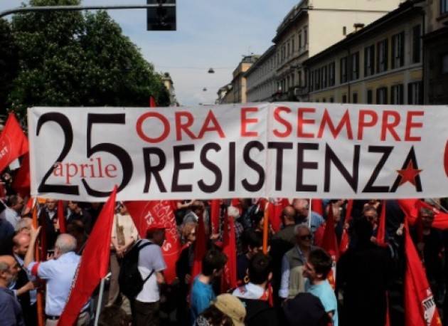 MANIFESTAZIONE NAZIONALE A MILANO 25 APRILE - 73° ANNIVERSARIO DELLA LIBERAZIONE