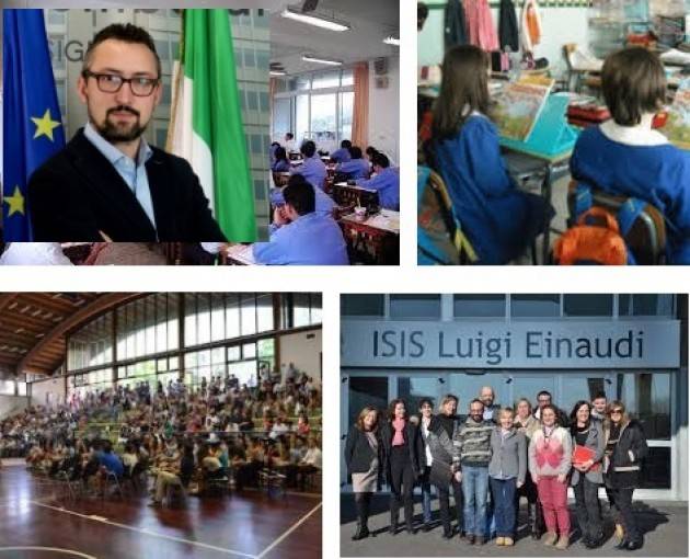 Scuole 100mil per investimenti   PILONI, PD:’Dopo un'attesa di 36 mesi, finalmente Regione li mette a disposizione’