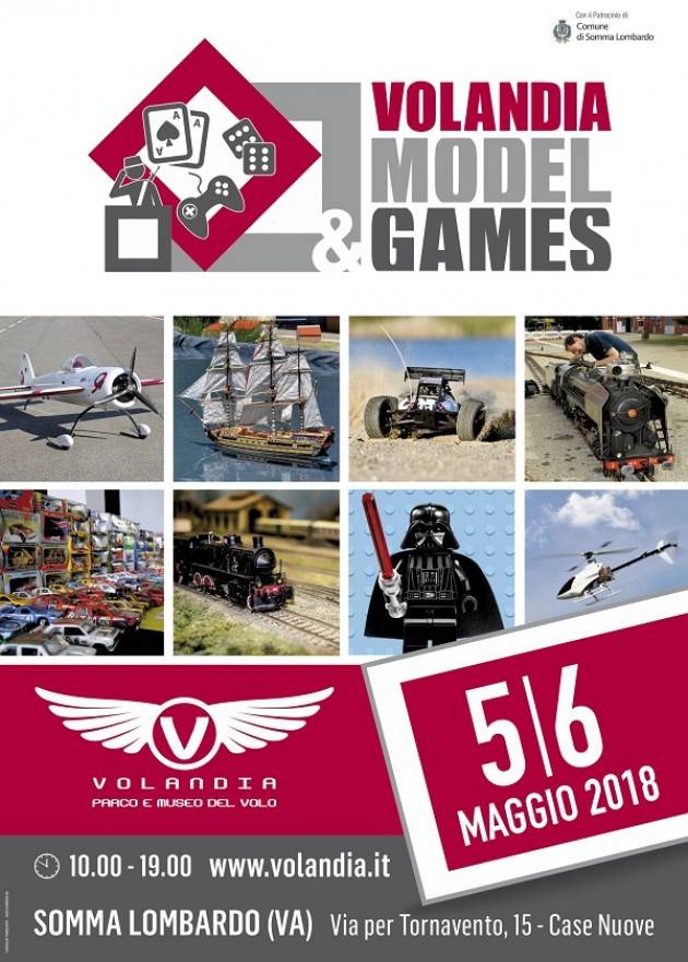 VOLANDIA MODEL & GAMES il 5 e 6 maggio : INIZIA IL CONTO ALLA ROVESCIA  