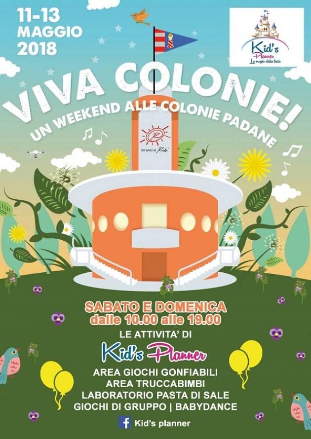 Cremona: dall'11 al 13 maggio c'è 'Viva Colonie!'