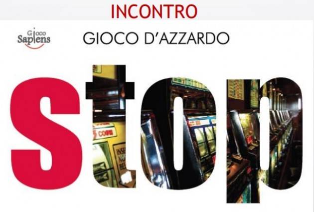 Castelverde STOP al Gioco D’azzardo  Incontro il 30 maggio