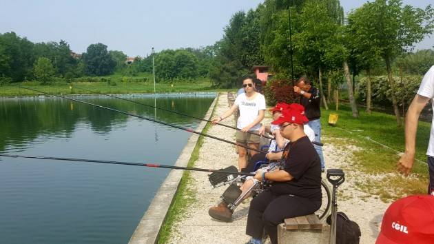 Pianeta Anziani SPI-CGIL (Cr)  A Bordolano  Gara di pesca con la partecipazione di pensionati  e persone disabili