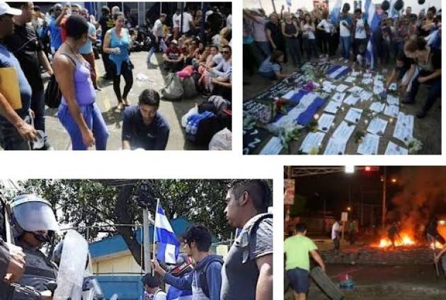 AMNESTY  ACCUSA IL GOVERNO DEL NICARAGUA: STRATEGIA REPRESSIVA LETALE CONTRO I MANIFESTANTI