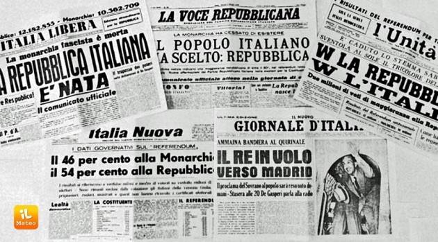 AccaddeOggi   #2giugno 1946 Con Referendum gli Italiani decidono la l’Italia diventa Repubblica