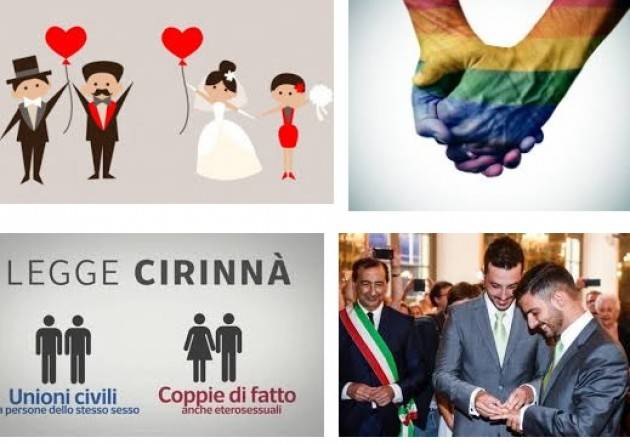 AccaddeOggi    #6giugno 2016 - in Italia entrano in vigore le Unioni Civili