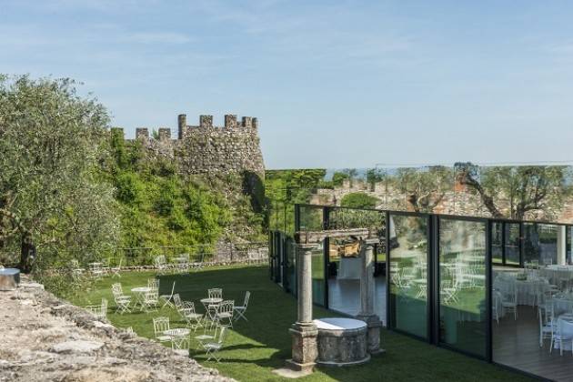 Si è conclusa la costruzione del nuovo padiglione eventi nella Rocca di di Lonato del Garda 