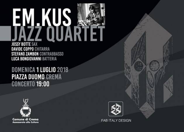 APERITIVI IN JAZZ  nell'ambito Crema Film Festival Crema il 30 giugno ed  1 luglio