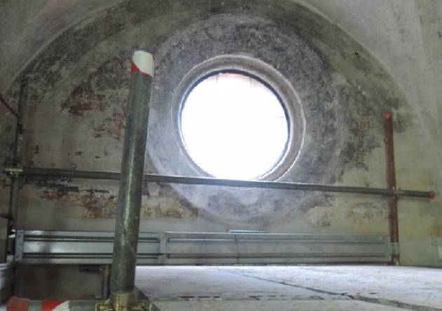 Crema Restituiti alla città dopo 4 mesi di lavori gli affreschi della sala d’ingresso alla Pietro Cemmo
