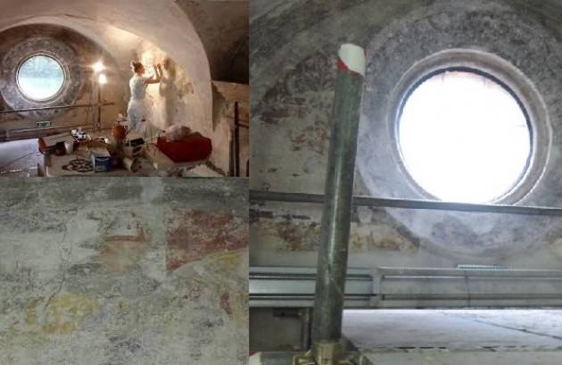Crema Restituiti alla città dopo 4 mesi di lavori gli affreschi della sala d’ingresso alla Pietro Cemmo