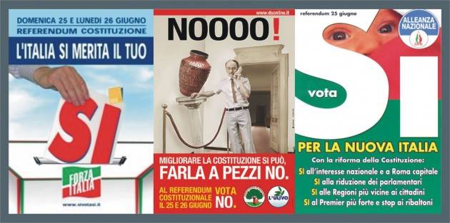 AccaddeOggi   #25 giugno 2006 Italia Si vota per il Referendum Costituzionale  promosso da Berlusconi