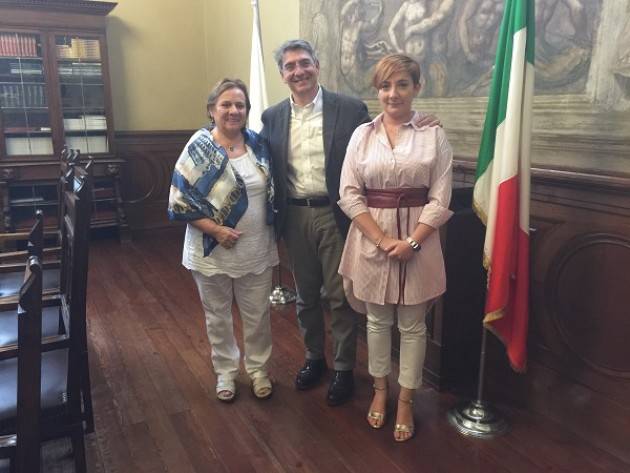 Brescia Emilio Del Bono incontra Brunilda Rebolledo sindaco di San Martin de los Andes (Patagonia)