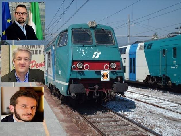 Degli Angeli (M5S),Lena (Lega) e Piloni (Pd) inviano lettera per disservizi Trenord a Terzi