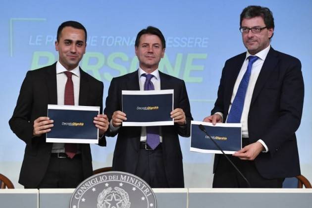 Cgil Lavoro Decreto dignità: vorrei, ma non posso