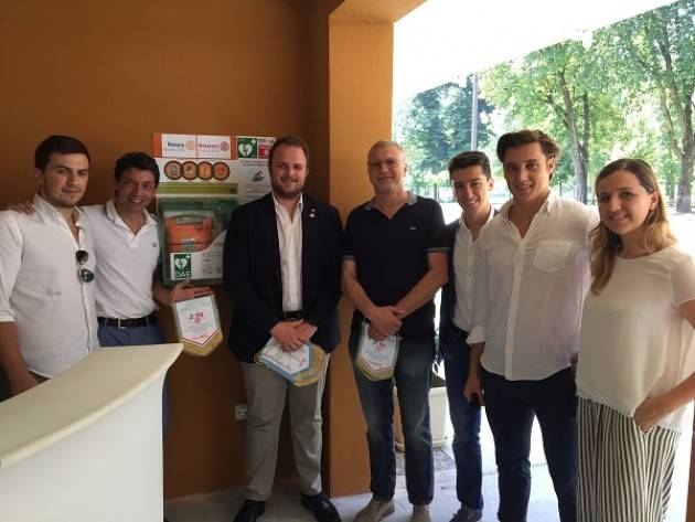 Collocato un defibrillatore alle Colonie Padane