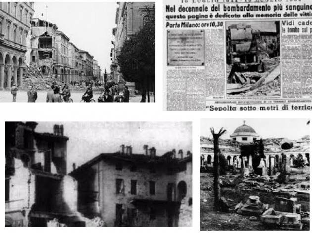 Cremona Commemorazione delle vittime del bombardamento del 10 luglio 1944 - I luoghi della memoria