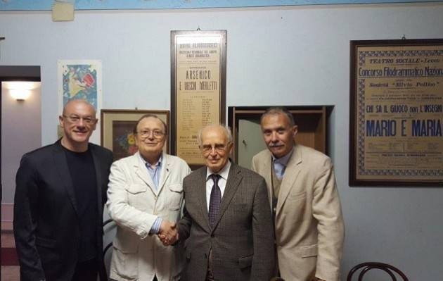 Associazione DANTE ALIGHIERI  e SOCIETA’ FILODRAMMATICA CREMONESE accordo sui reciproci intenti culturali