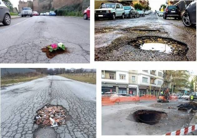 ADUC   Roma Capitale. Grillo nega  l'evidenza: le buche non si sono