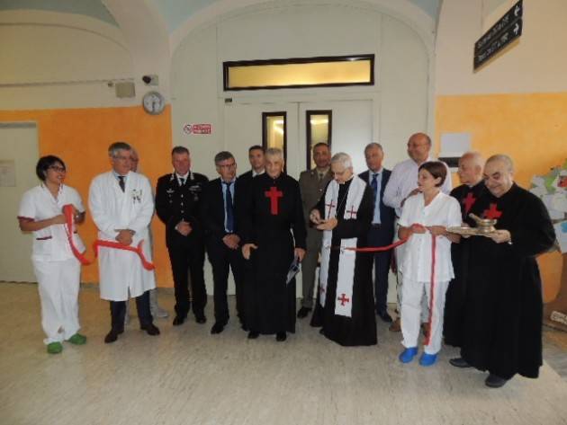 Cremona Festa di San Camillo, inaugurata il riqualificato reparto Cure palliative con il vescovo Lafranconi