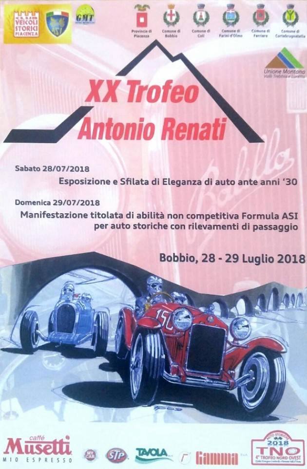  'XX Trofeo Antonio Renati - Bobbio Passo Penice e Piacenza in movimento' 
