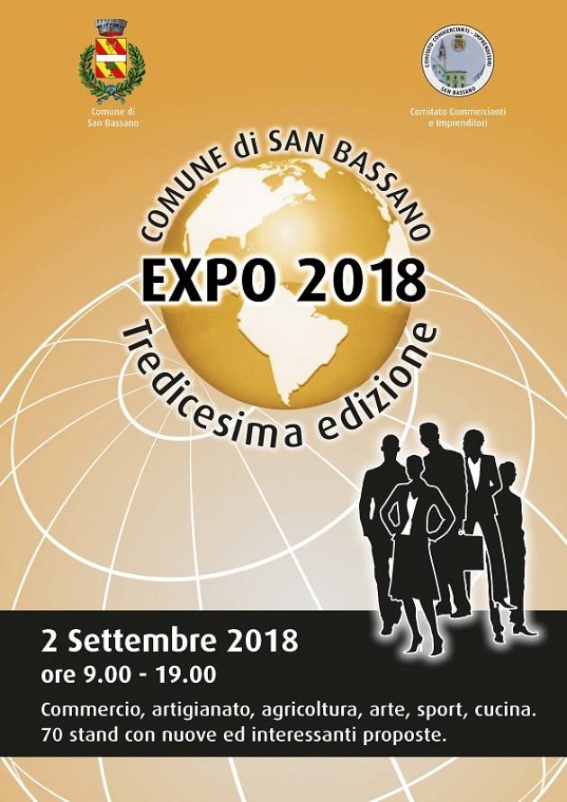 13° San Bassano Expo  Domenica 2 settembre 2018