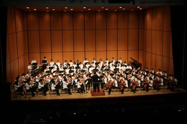  Cremona: il 7/8 orchestra coreana in Cortile Federico II 