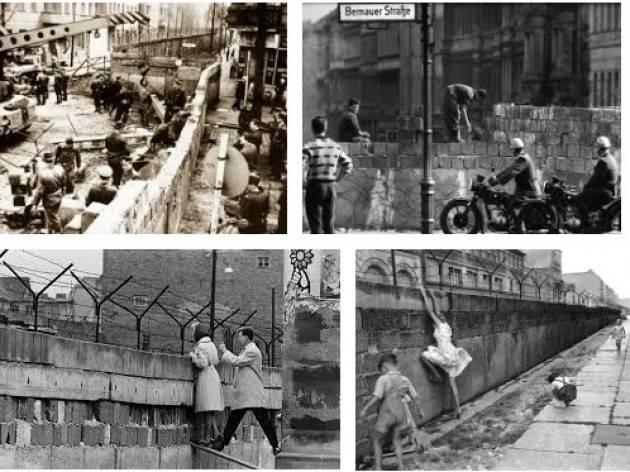 AccaddeOggi   #13agosto  1961 – Berlino (Germania): il governo della Germania Est fa erigere il Muro di Berlino