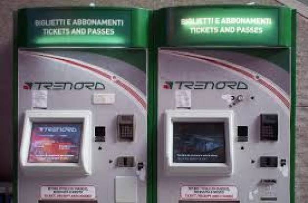 TRENORD: TARIFFE INVARIATE PER I TICKET FERROVIARI